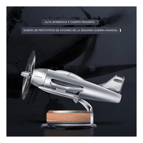 Ambientador De Automóvil Energía Solar Avioneta - Imagen 3