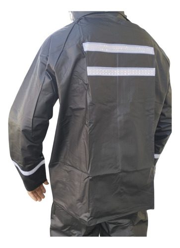 Impermeable Pvc Completo, Reflectivos Y Capota Unisex - Imagen 7