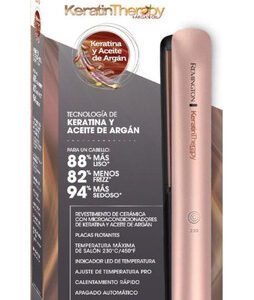 Plancha Alisadora Keratina Y Aceite De Argán Aaa