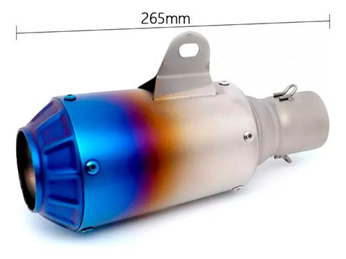 Silenciador Deportivo Para Moto Escape Exosto Tornasol - Imagen 3