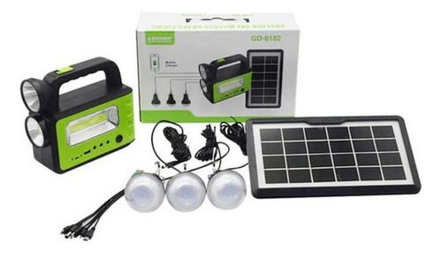 Linterna Led Portátil Planta Carga Solar Incluye 3 Bombillas - Imagen 3