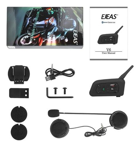 Intercomunicador Múltiple Pilotos Manos Libres V6 800 Metros - Imagen 3