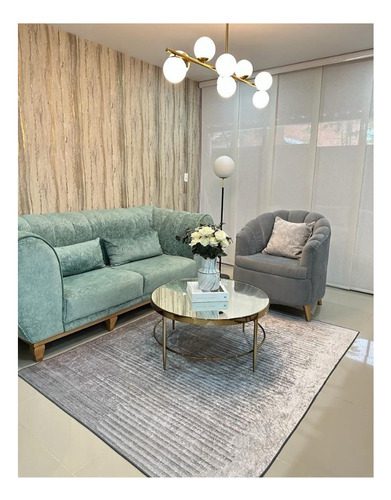 Alfombra Terciopelo Cristal Persa Antidesli Lavable 150x200 - Imagen 32