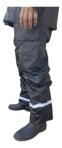 Impermeable Pvc Completo, Reflectivos Y Capota Unisex - Imagen 4