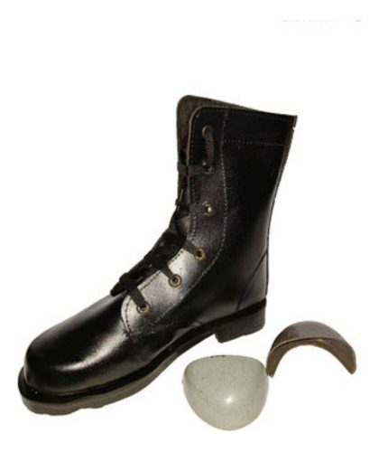 Bota Militar Vulcanizada Puntera Acero Universal - Imagen 3