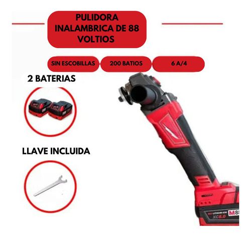 Pulidora Inalámbrica 48v Doble Batería M18 Fuel - Imagen 7