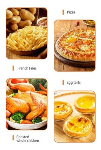 Freidora De Aire Inteligente 8 Litros Pantalla Led Táctil - Imagen 9