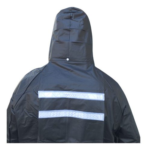 Impermeable Pvc Completo, Reflectivos Y Capota Unisex - Imagen 8