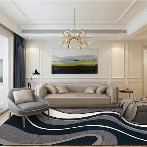 Alfombra Terciopelo Cristal Persa Antidesli Lavable 150x200 - Imagen 3