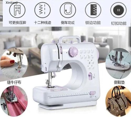 Mini Máquina De Coser Eléctrica Multifuncional - Imagen 6