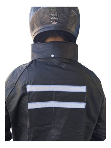 Impermeable Pvc Completo, Reflectivos Y Capota Unisex - Imagen 5