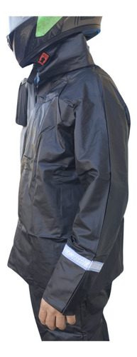 Impermeable Pvc Completo, Reflectivos Y Capota Unisex - Imagen 2