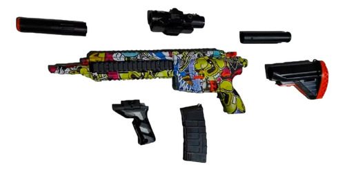 Rifle Hidrogel Modelo M416 Potencia Precisión Estilo Táctico - Imagen 3