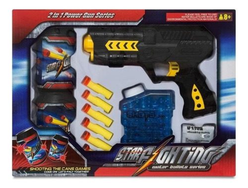 Pistola Juguete Dual Dardos,hidrogel Alta Potencia Universal