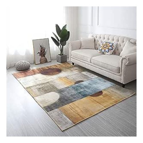 Alfombra Terciopelo Cristal Persa Antidesli Lavable 150x200 - Imagen 6