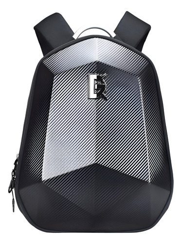 Mochila Porta Casco Para Moto 34l Impermeable Y Rígida