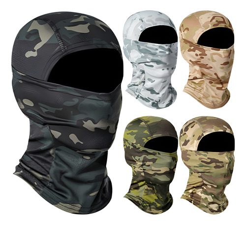 Pasamontañas Táctico Camuflado Motociclistas Estilo Militar