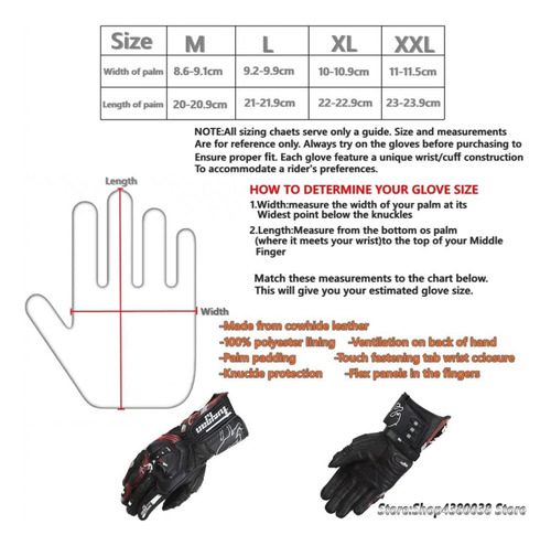 Guantes Cuero Gp Pro Alta Protección Caña Larga Unisex - Imagen 10