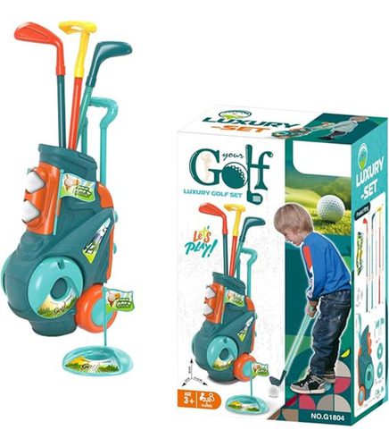 Juego De Mini Golf Para Niños Con Pelotas Y Accesorios Exter