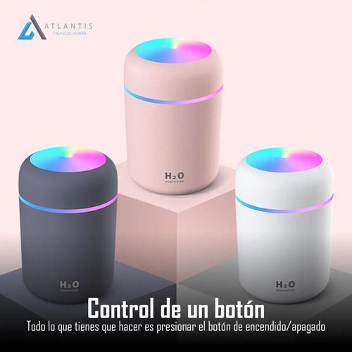 Mini Humidificador Usb Blanco Difusor Aceites Esenciales Blanco 110v - Imagen 3