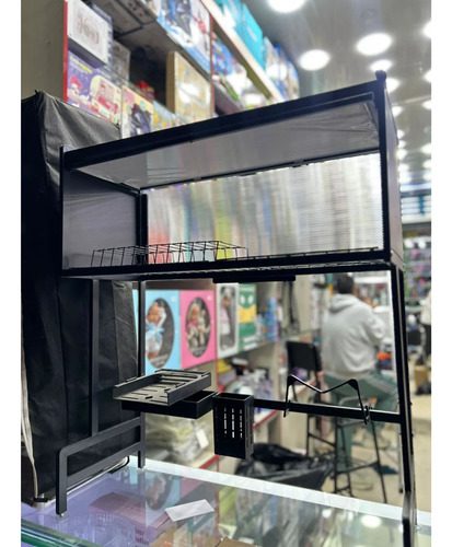 Escurridor Platos Cocina Gabinete Organizador Loza Secaplato Negro - Imagen 5