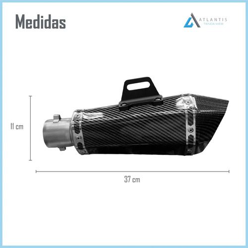Escape Silenciador Deportivo Universal Moto Pi-034011b/2ca - Imagen 4