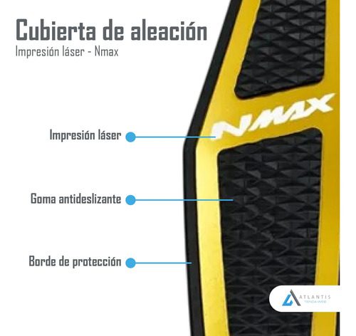 Posapies N-max Alfombrilla Dorada Antideslizante - Imagen 3