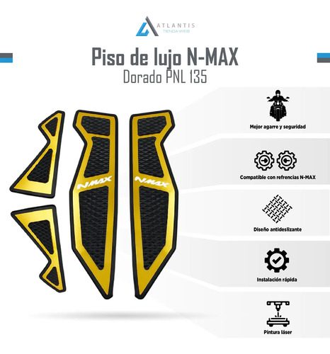 Posapies N-max Alfombrilla Dorada Antideslizante - Imagen 6