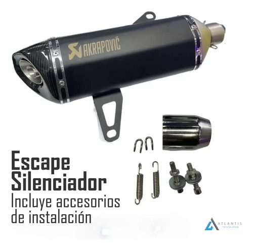 Silenciador Exosto Moto Universal Pi-ao-0087 - Imagen 6
