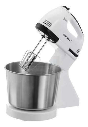 Batidora Con Tazo 250w De Pie7 Velocidades Portátil Compacta Blanco 110v 50 Hz