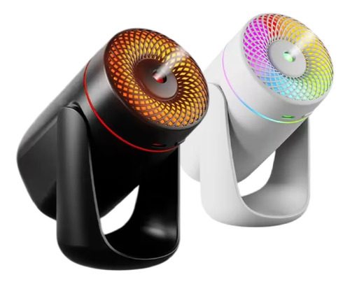 Mini Humidificador Portátil Usb Giratorio Hoga,oficina Carro Negro 110v
