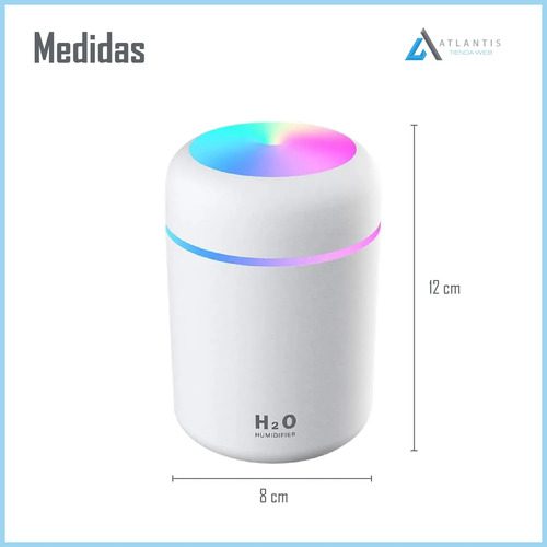 Mini Humidificador Usb Blanco Difusor Aceites Esenciales Blanco 110v - Imagen 6