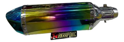 Exosto Silenciador De Lujo Deportivo Akrapovi Universal Moto